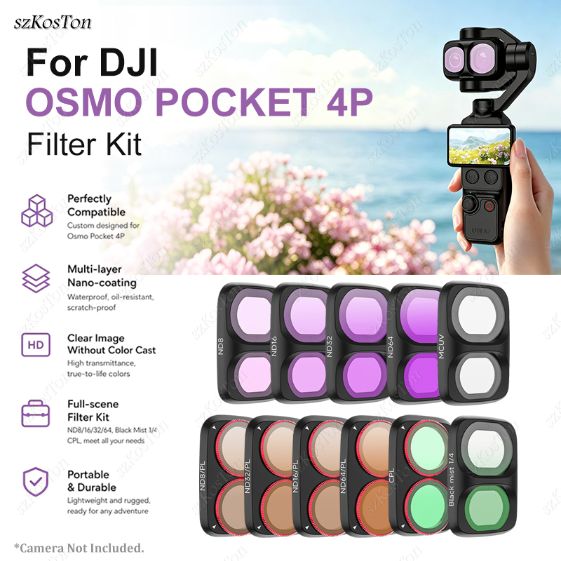 Lens Camera Clip - Kit Filtri per Obiettivo DJI Osmo