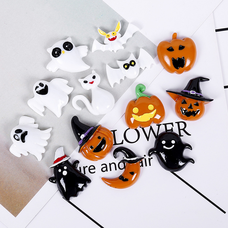 Phone Accessories Europe - 10Pcs Halloween In Miniatura di Zucca