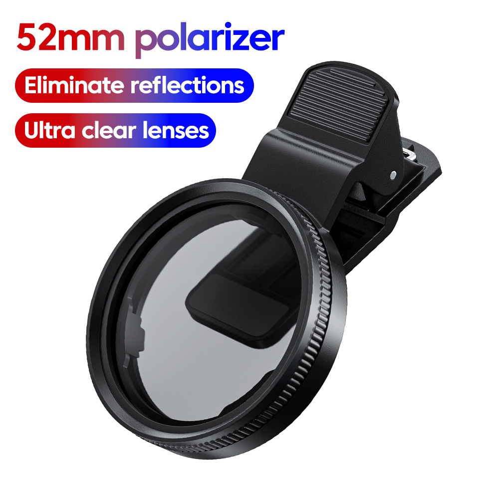 Lens Camera Clip - Kit filtro CPL / UV con