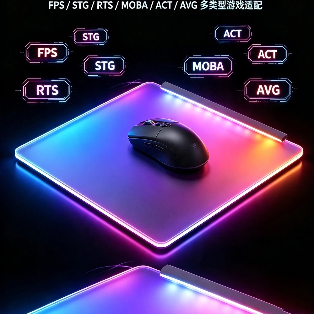Phone Accessories App - Tappetino per Mouse RGB Luminoso in