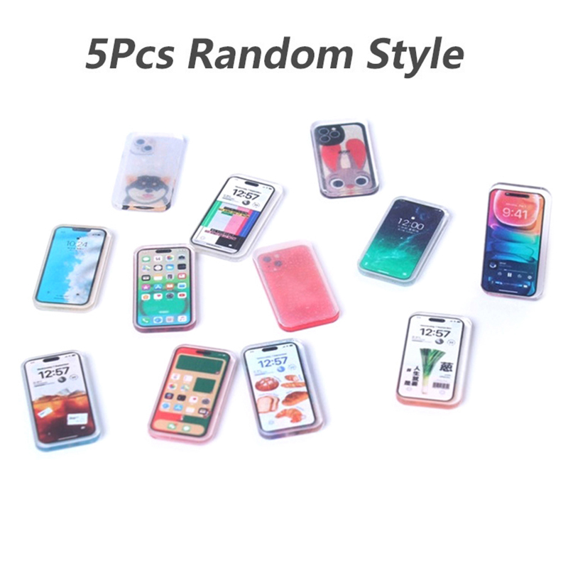 Phone Accessories Europe - 5 pezzi casuali 1:12, modello di