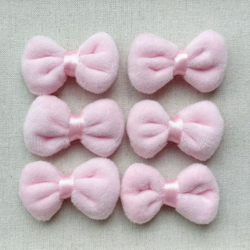 Phone Accessories Wholesale In China - 10 Pezzi Fiocchi in Peluche Rosa,