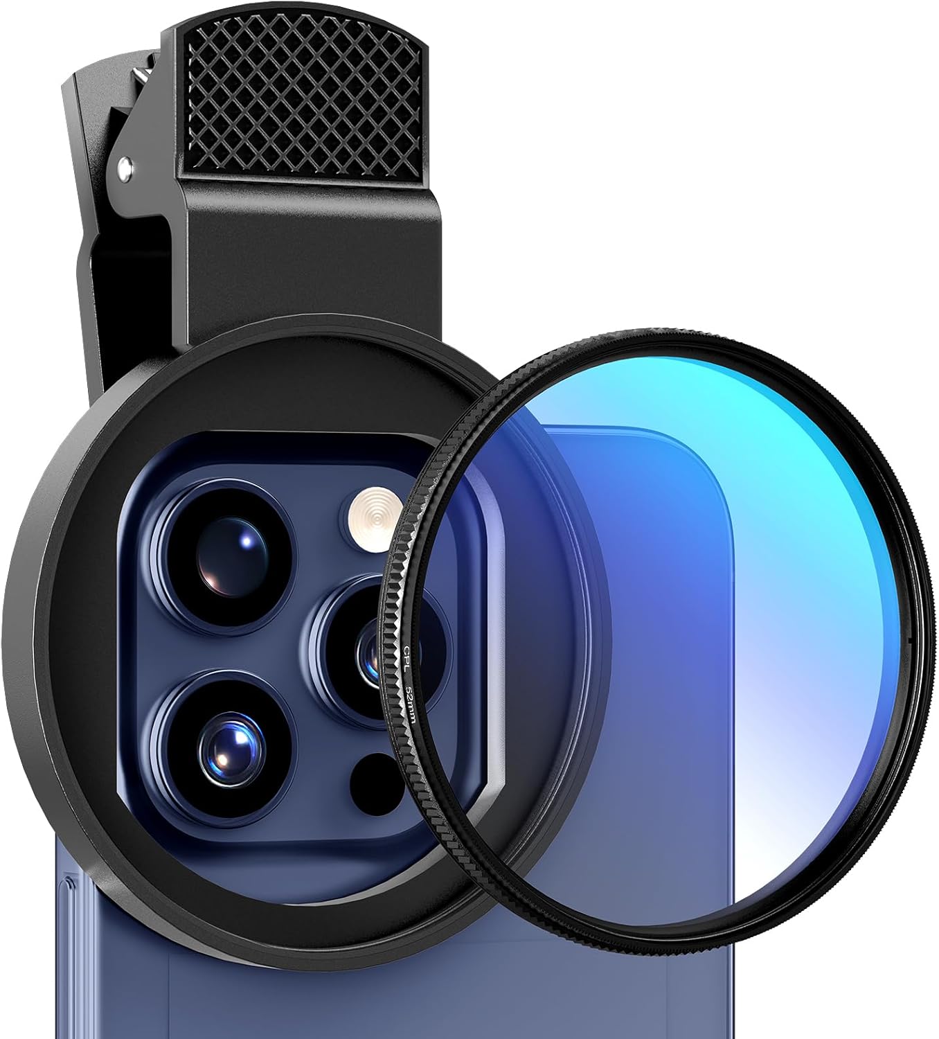 Lens Camera Clip - Kit filtro CPL / UV con