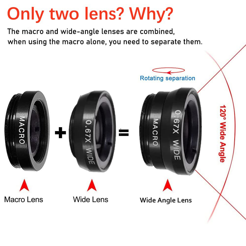 Obiettivo universale 3 in 1 Fi - Lens Camera Clip recensione e prezzo