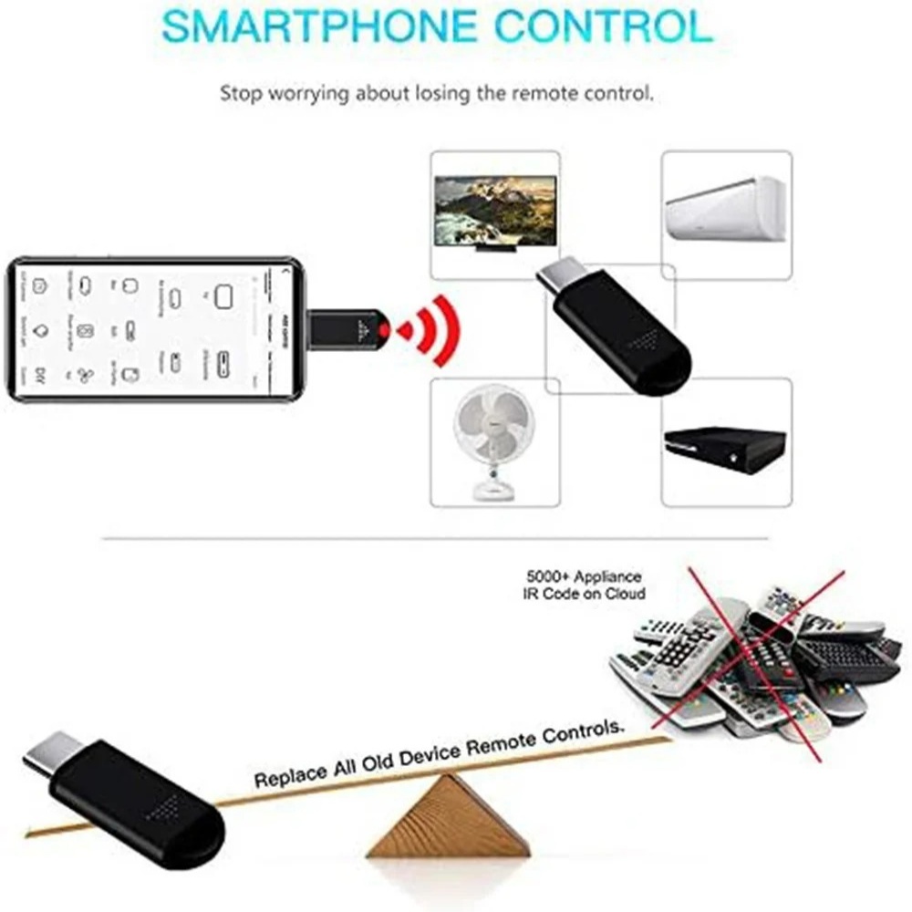 Mini adattatore remoto a infra - Phone Accessories App recensione e prezzo