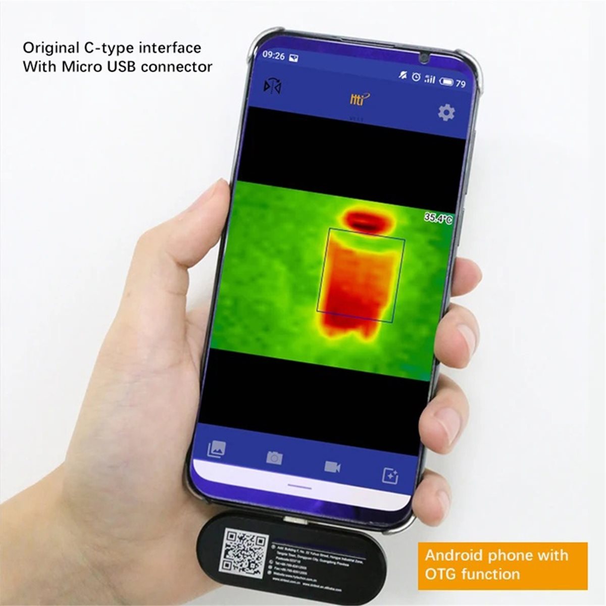 Telecamera Termica Mobile USB  - Phone Accessories Images recensione e prezzo