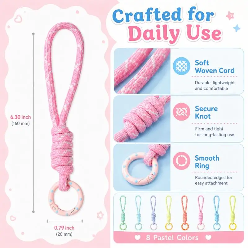 Portachiavi Intrecciato a Mano - Phone Accessories Jewelry recensione e prezzo