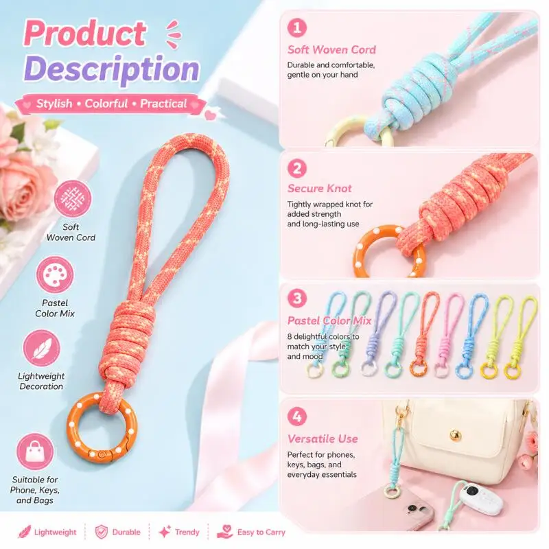 Portachiavi Intrecciato a Mano - Phone Accessories Jewelry recensione e prezzo