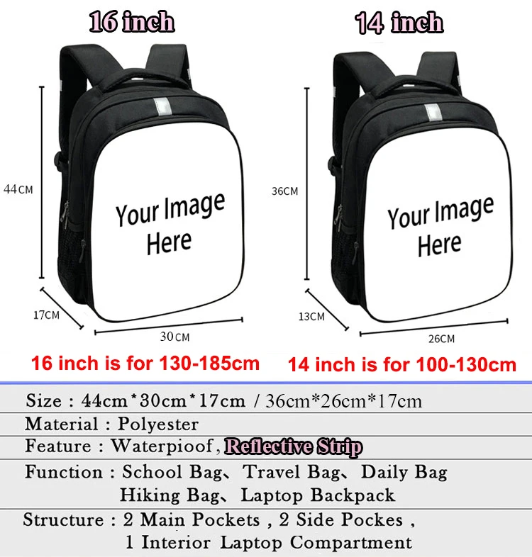 3 pz/set Zaini Personalizzati  - Phone Accessories Wholesale In China recensione e prezzo