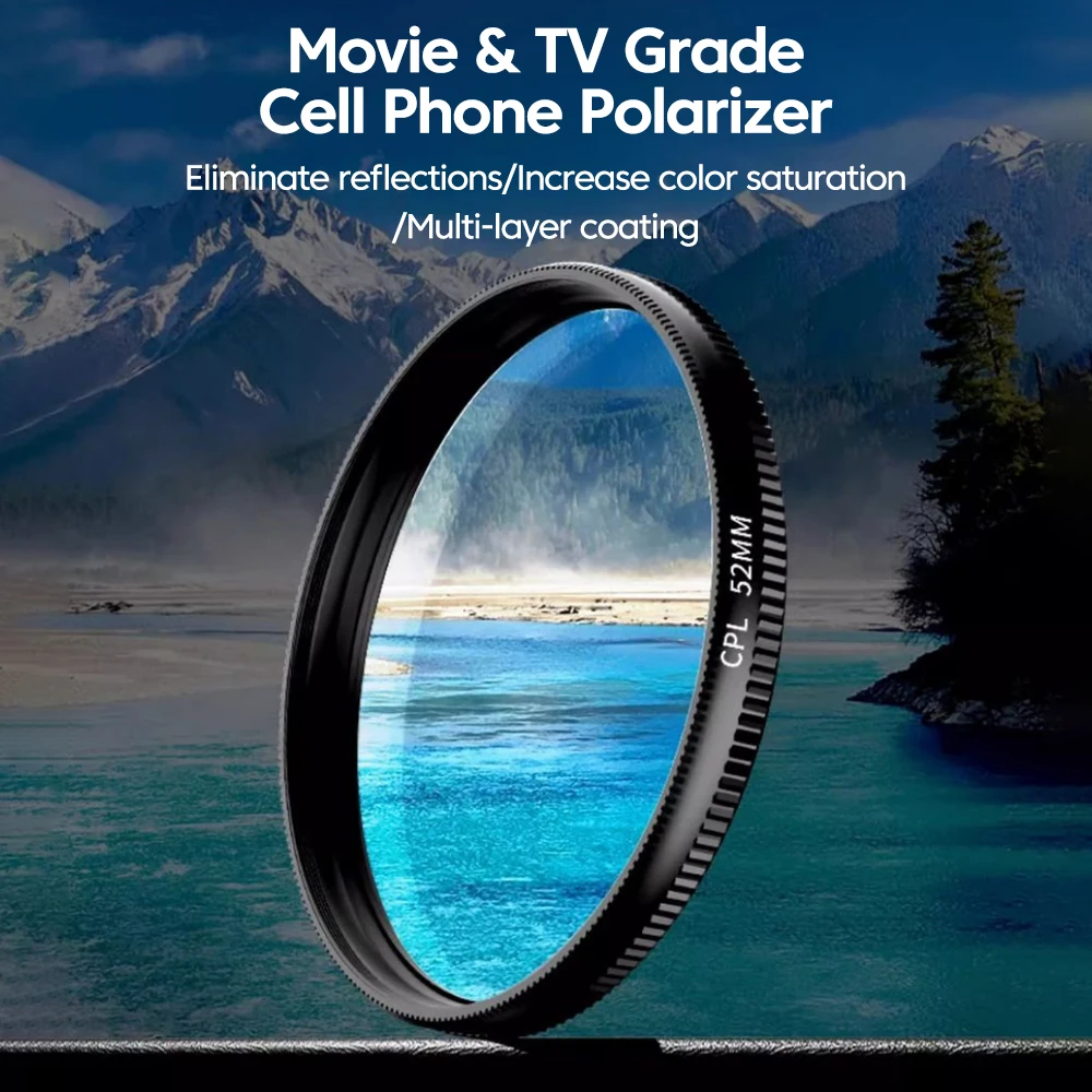 Nuovo 52mm CPL Filtro per obie - Lens Camera Clip recensione e prezzo